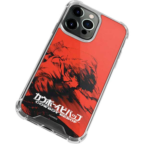 Cowboy Bebop Spike Poster iPhone 14 Pro Clear Case